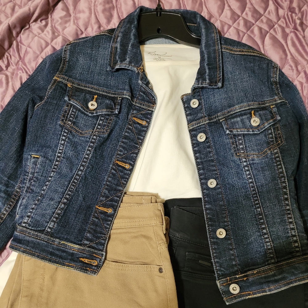 Jean and jacket set